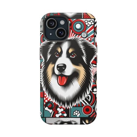 Pyrenean Shepherd - Impact Resistant Cell Phone Case - By Rufus Brushstroke
