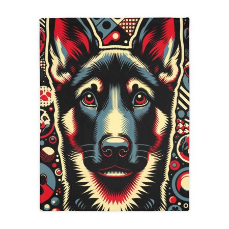 Dutch Shepherd - Throw Blanket - By Baxter Monet