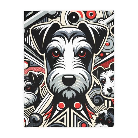 Bedlington Terrier - Throw Blanket - By Baxter Monet