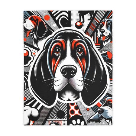 Bloodhound - Throw Blanket - By Barkley Van Woof