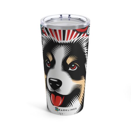 Pyrenean Shepherd - 20 oz. Tumbler - By Rufus Brushstroke