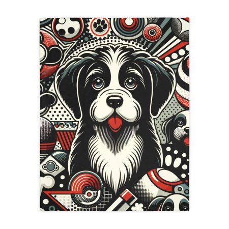 Portuguese Water Dog - Throw Blanket - By Rex Monet