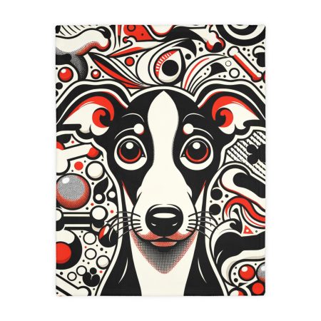 Italian Greyhound - Throw Blanket - By Biscuit Van Barkley