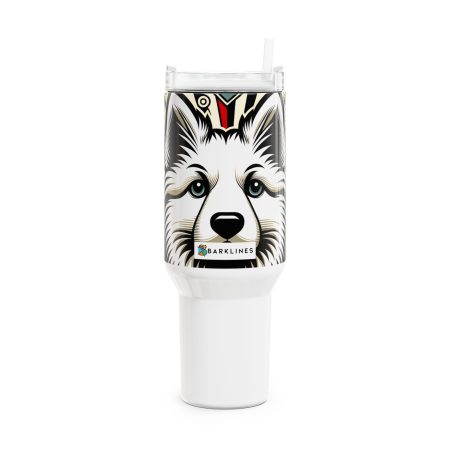 White Shepherd - 40 oz. Tumbler  - By Baxter Monet