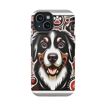 Bernese Mountain Dog - Impact Resistant Cell Phone Case - By Rufus VanBark