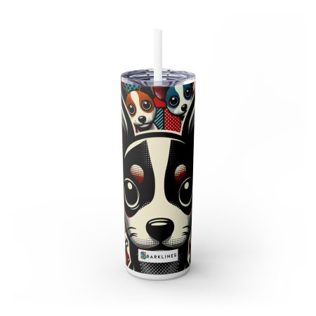 Toy Fox Terrier - 20 oz. Skinny Tumbler - By Biscuit Monet