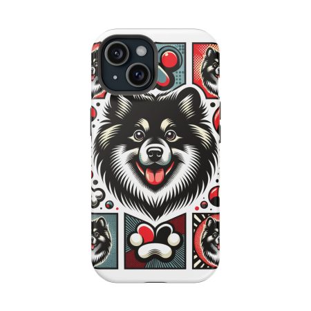 Keeshond - Impact Resistant Cell Phone Case - By Baxter Monet