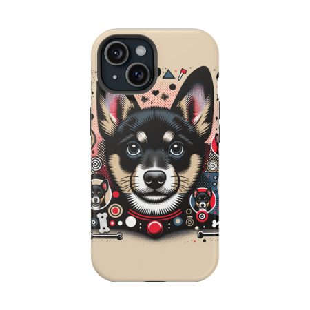 Schipperke - Impact Resistant Cell Phone Case - By Baxter Vanwoof