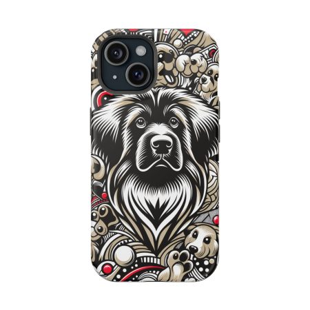 Leonberger - Impact Resistant Cell Phone Case - By Barkley Van Woof