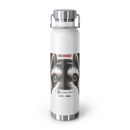 Lakeland Terrier - 22 oz. Copper Vacuum Insulated Bottle  - By Buster Monet
