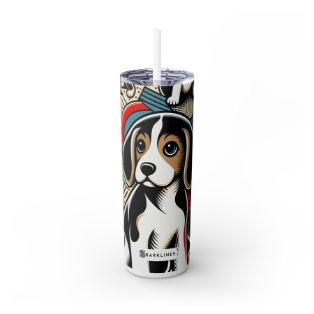 Beagle - 20 oz. Skinny Tumbler - By Baxter Remington