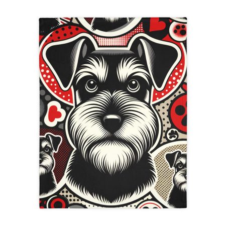 Miniature Schnauzer - Throw Blanket - By Baxter Monet