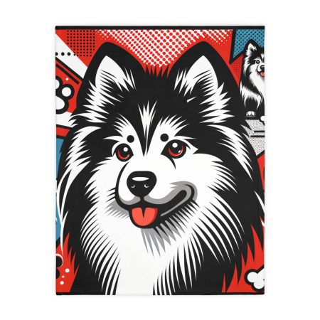American Eskimo Dog - Throw Blanket - By Barkley VanTail