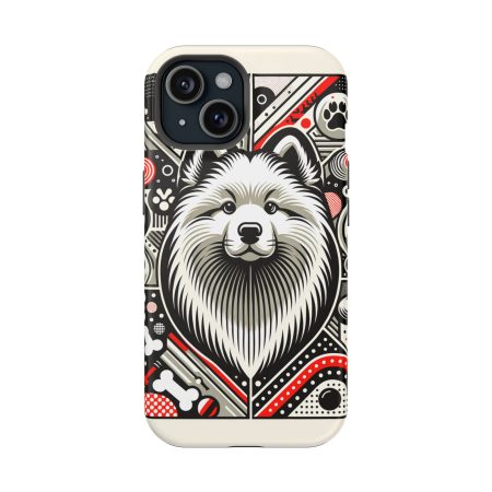 Samoyed - Impact Resistant Cell Phone Case - By Baxter Monet