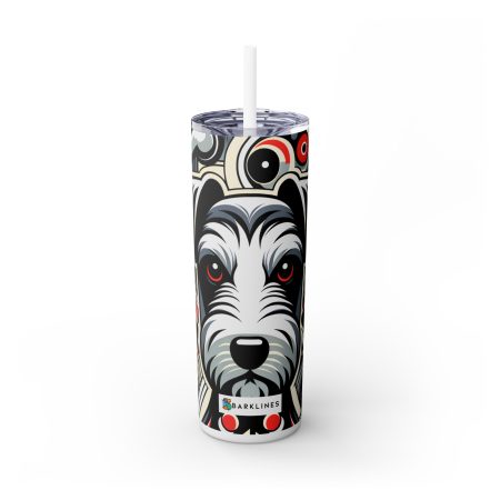 Bedlington Terrier - 20 oz. Skinny Tumbler - By Baxter Monet
