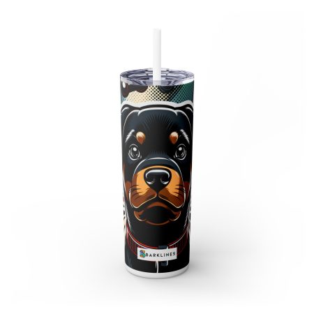 Rottweiler - 20 oz. Skinny Tumbler - By Baxter Monet