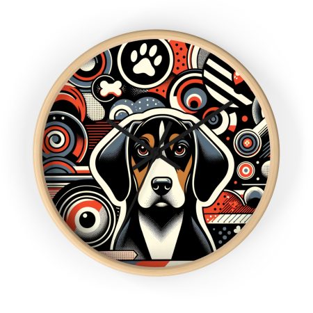 Black and Tan Coonhound - Wall Clock - By Baxter Monet