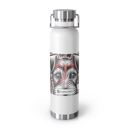 Irish Terrier - 22 oz. Copper Vacuum Insulated Bottle  - By Baxter Monet