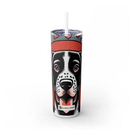 Slovakian Rough-Haired Pointer - 20 oz. Skinny Tumbler - By Rex Monet