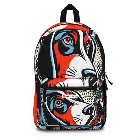 Bluetick Coonhound - Backpack - By Rufus Pawcasso