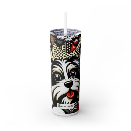 Tibetan Terrier - 20 oz. Skinny Tumbler - By Baxter VanPaw