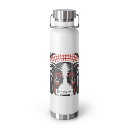 Brittany - 22 oz. Copper Vacuum Insulated Bottle  - By Barkley Monet