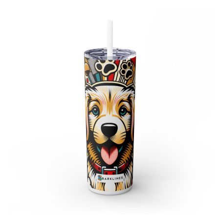 Golden Retriever - 20 oz. Skinny Tumbler - By Barkley Remington