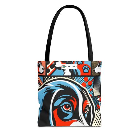 Bluetick Coonhound - Tote Bag - By Rufus Pawcasso