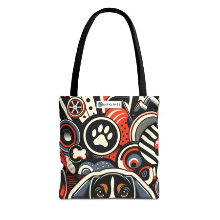Black and Tan Coonhound - Tote Bag - By Baxter Monet