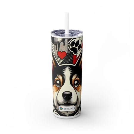 Cardigan Welsh Corgi - 20 oz. Skinny Tumbler - By Rufus Barkley