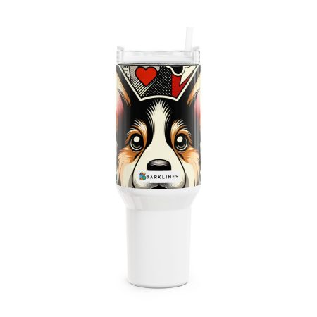 Cardigan Welsh Corgi - 40 oz. Tumbler  - By Rufus Barkley